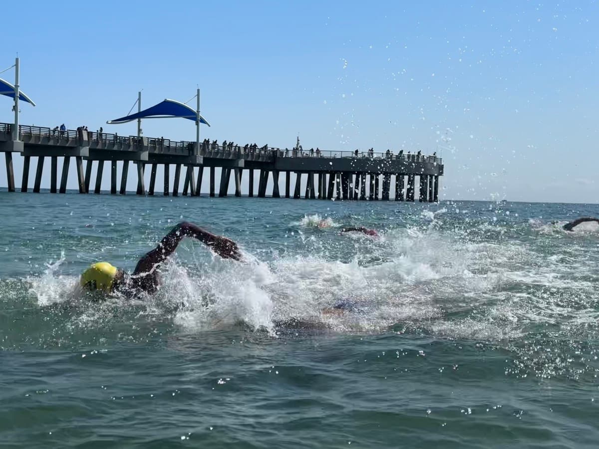 Beach sprint start